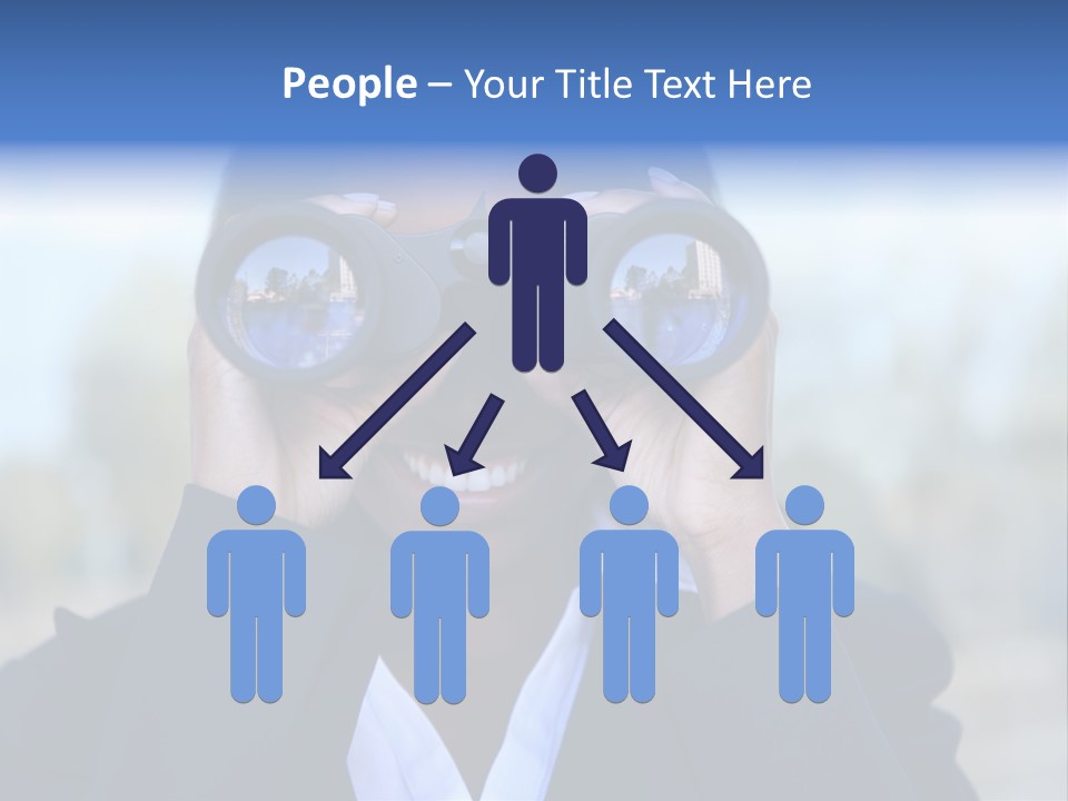 Businesswoman Finance Conceptual PowerPoint Template