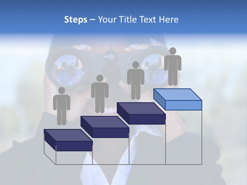 Businesswoman Finance Conceptual PowerPoint Template