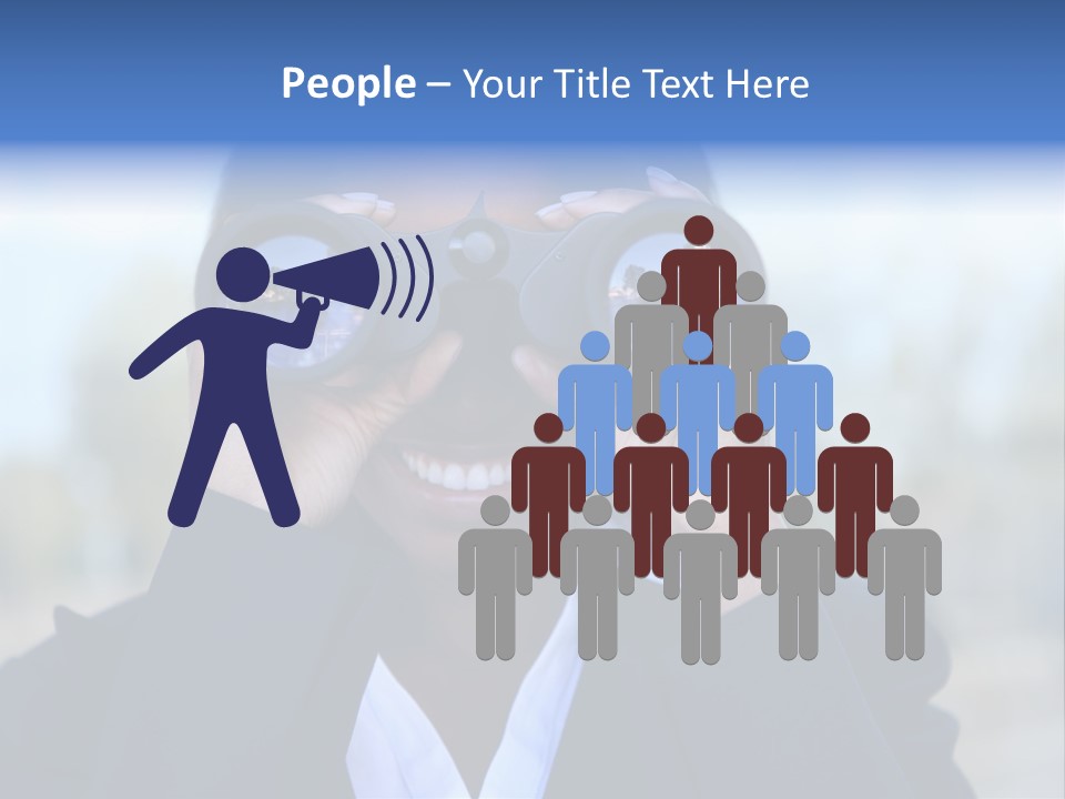 Businesswoman Finance Conceptual PowerPoint Template