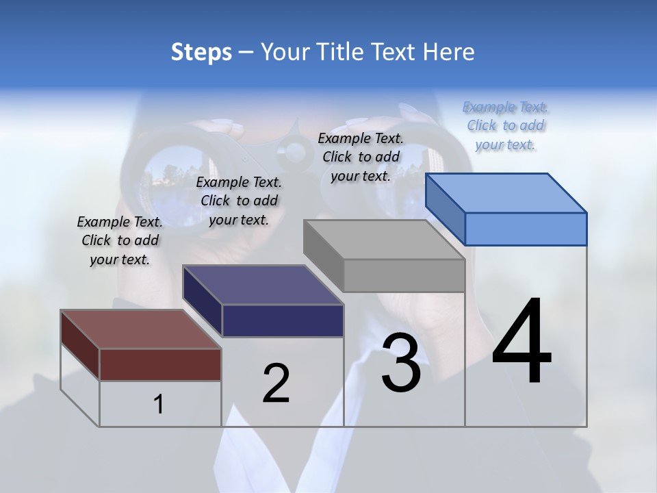 Businesswoman Finance Conceptual PowerPoint Template