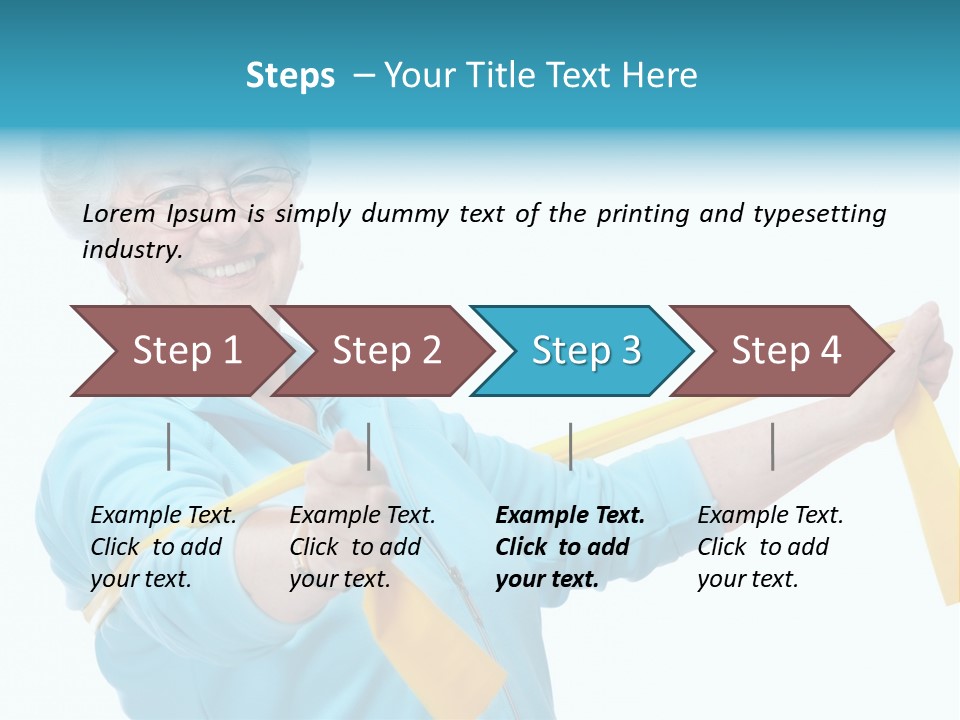 Stretch Healthy Training PowerPoint Template