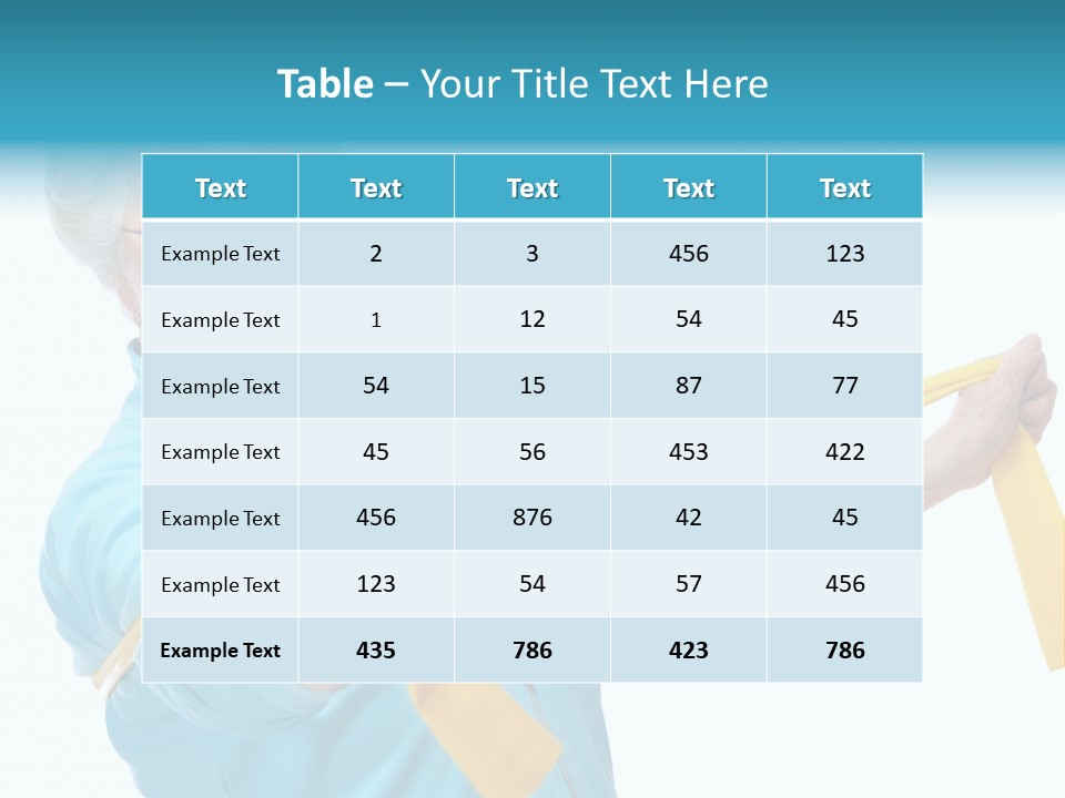 Stretch Healthy Training PowerPoint Template