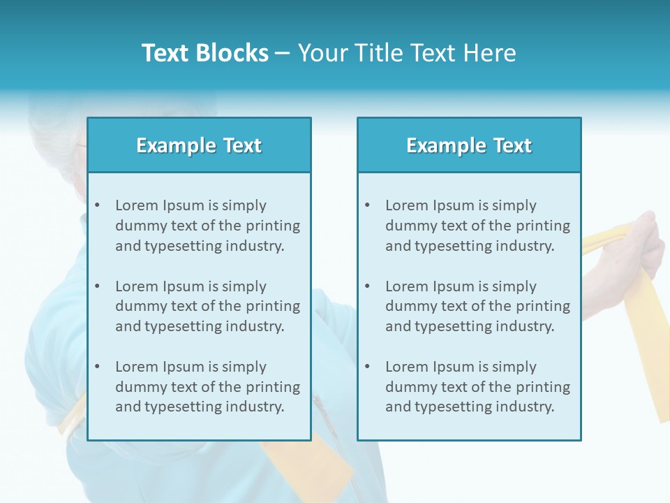 Stretch Healthy Training PowerPoint Template