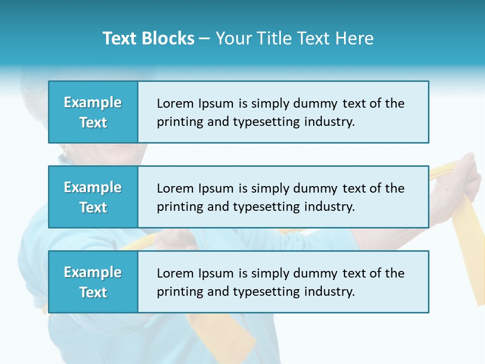 Stretch Healthy Training PowerPoint Template