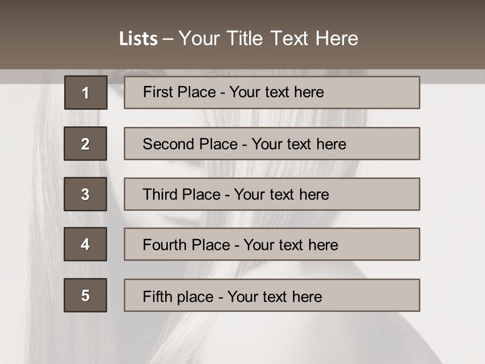 Care Portrait Studio PowerPoint Template