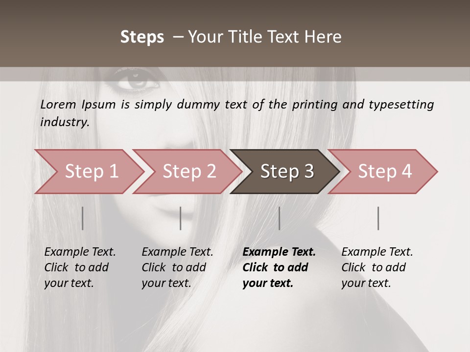Care Portrait Studio PowerPoint Template