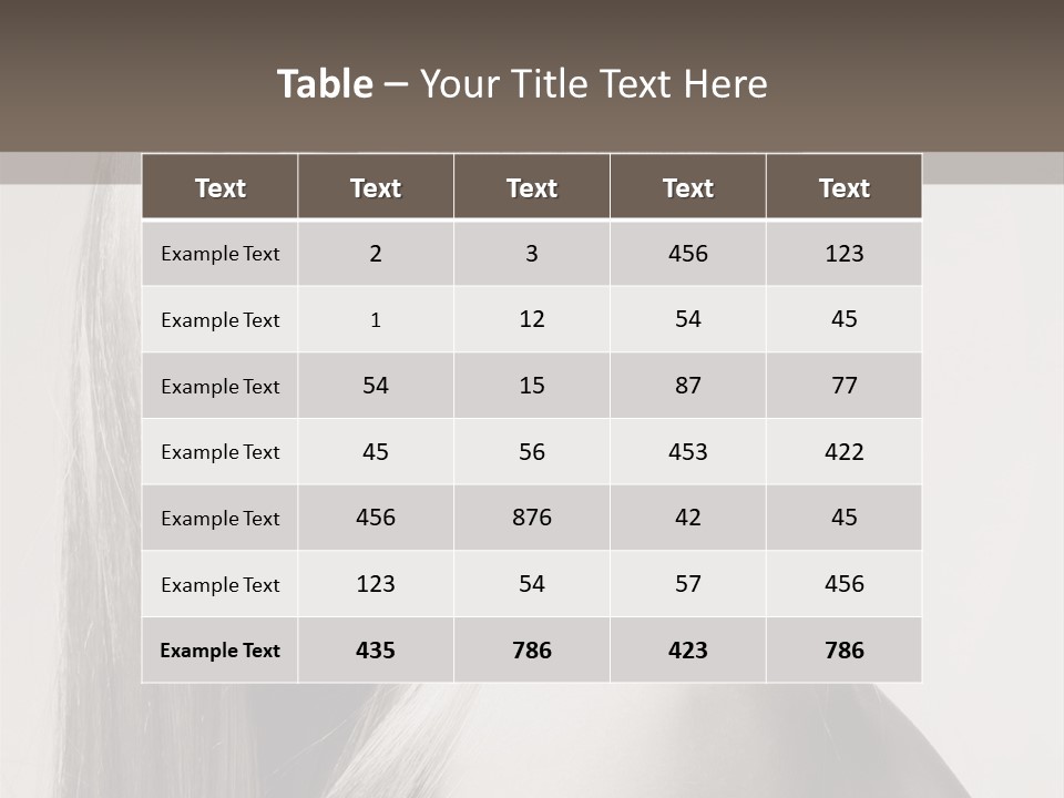 Care Portrait Studio PowerPoint Template