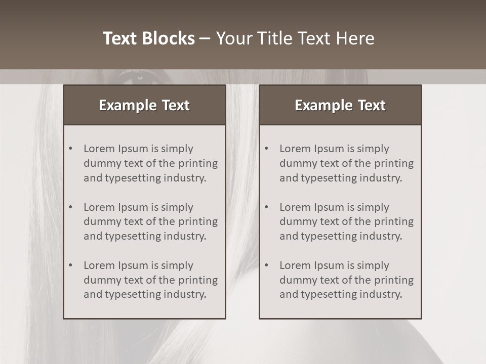 Care Portrait Studio PowerPoint Template