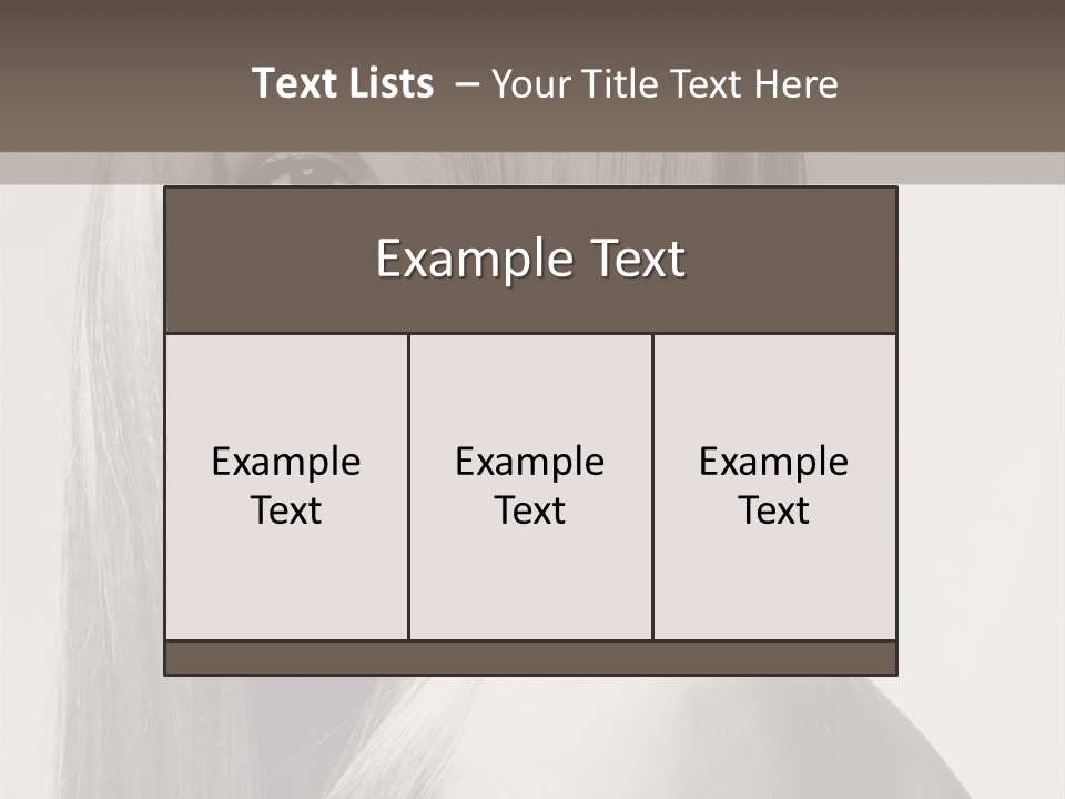 Care Portrait Studio PowerPoint Template