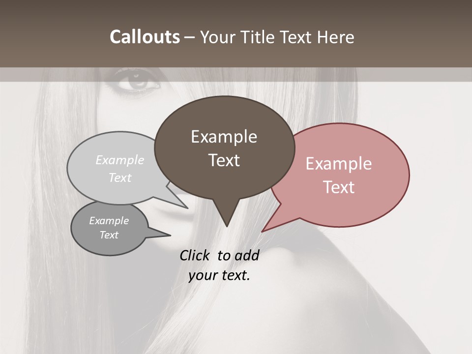Care Portrait Studio PowerPoint Template