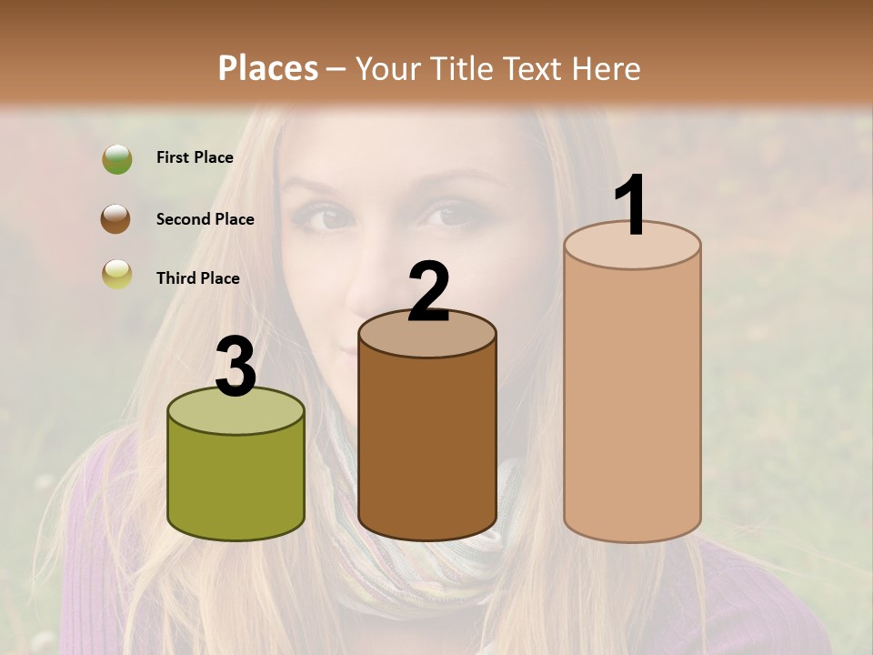 People Season Caucasian PowerPoint Template