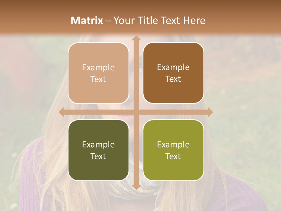 People Season Caucasian PowerPoint Template