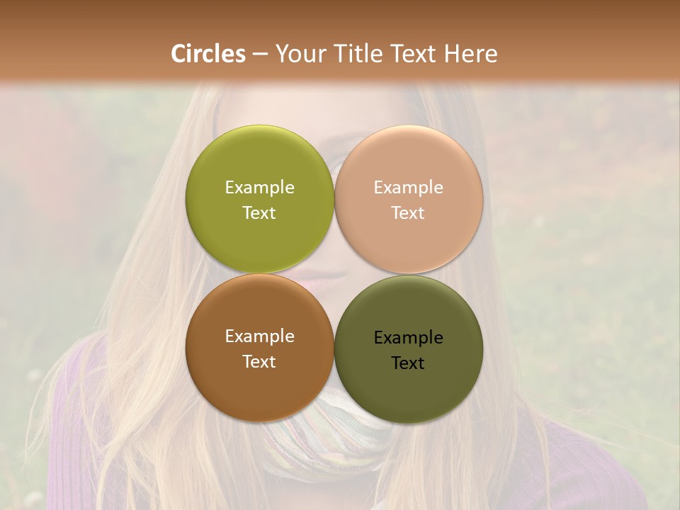 People Season Caucasian PowerPoint Template