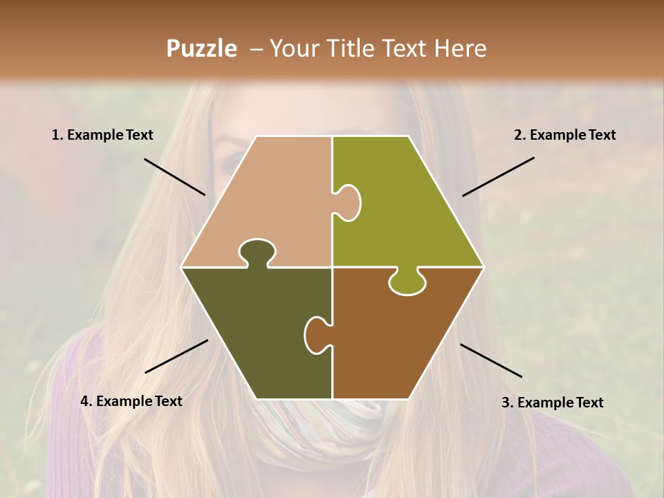 People Season Caucasian PowerPoint Template