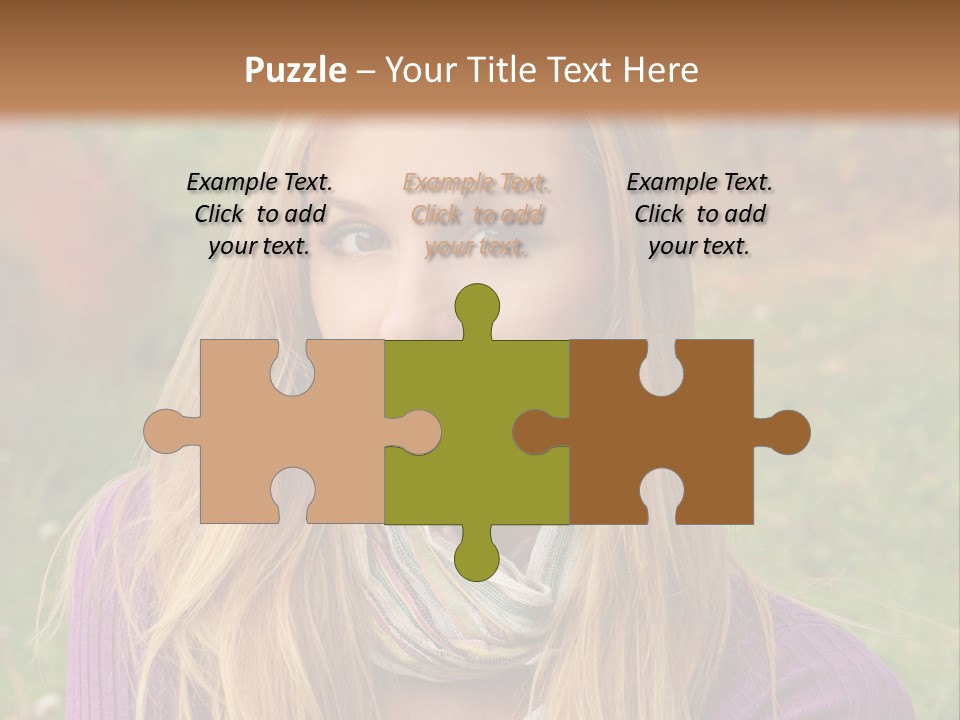 People Season Caucasian PowerPoint Template