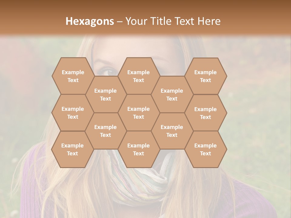 People Season Caucasian PowerPoint Template