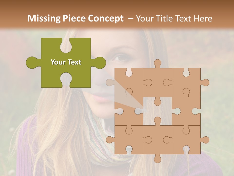 People Season Caucasian PowerPoint Template