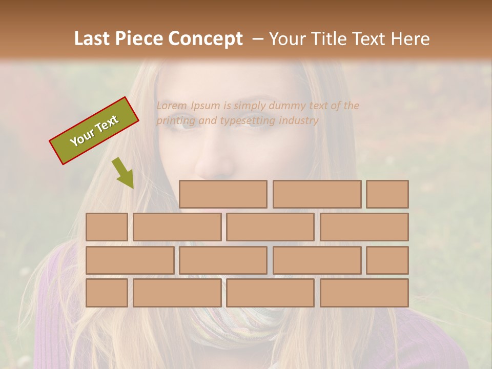 People Season Caucasian PowerPoint Template