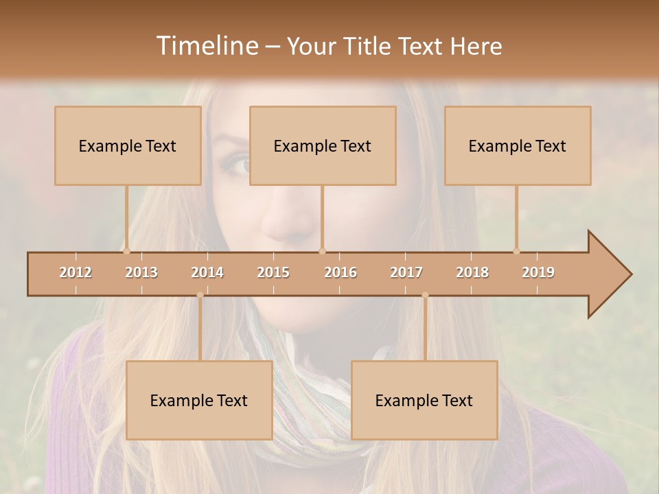 People Season Caucasian PowerPoint Template