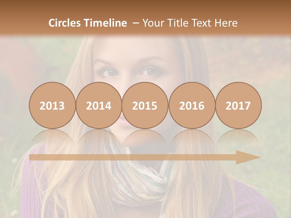 People Season Caucasian PowerPoint Template