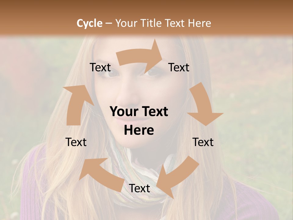 People Season Caucasian PowerPoint Template