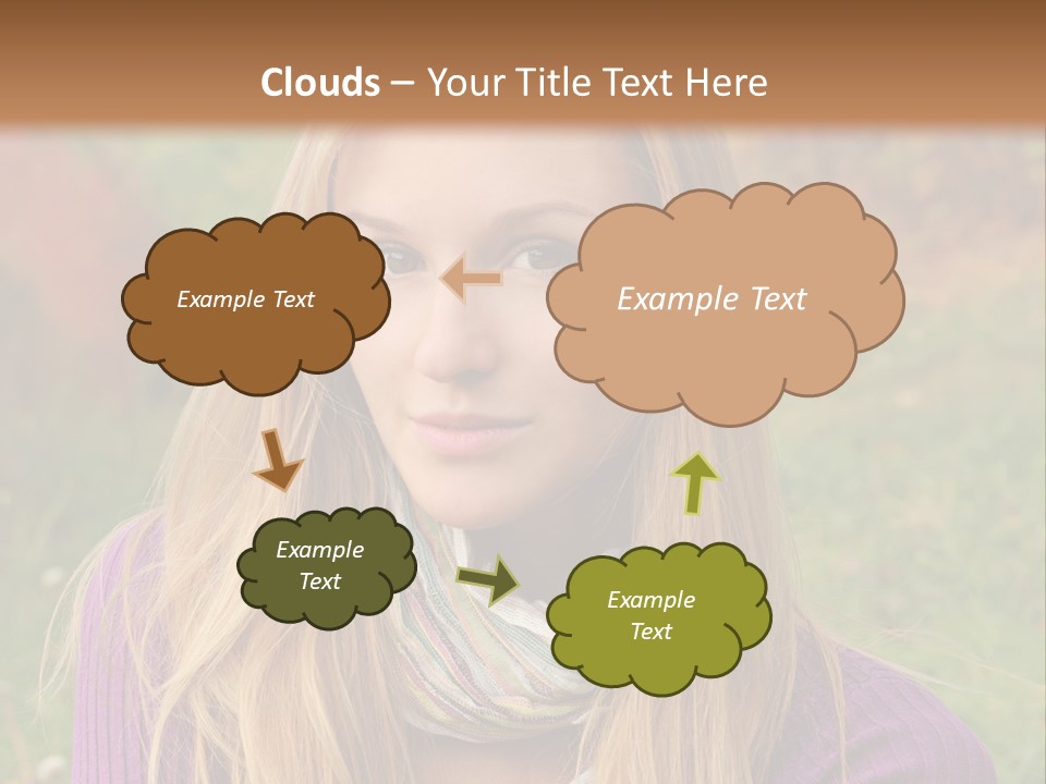 People Season Caucasian PowerPoint Template