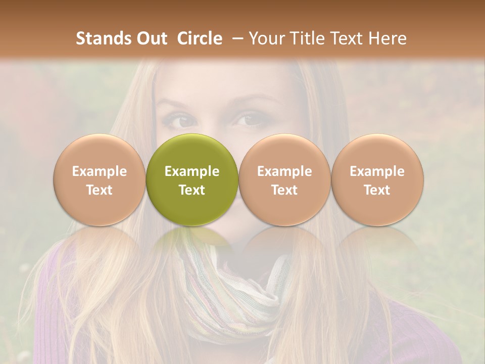 People Season Caucasian PowerPoint Template