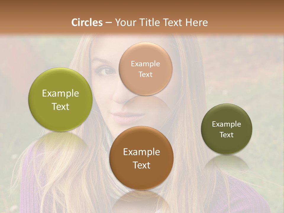 People Season Caucasian PowerPoint Template