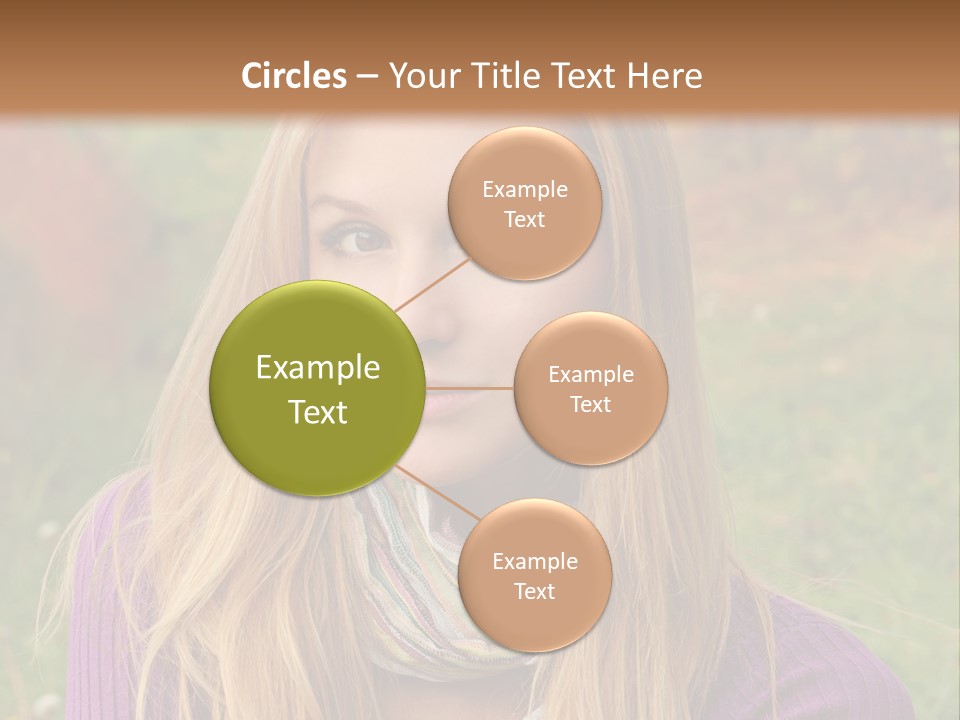 People Season Caucasian PowerPoint Template