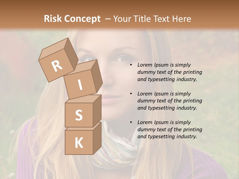 People Season Caucasian PowerPoint Template