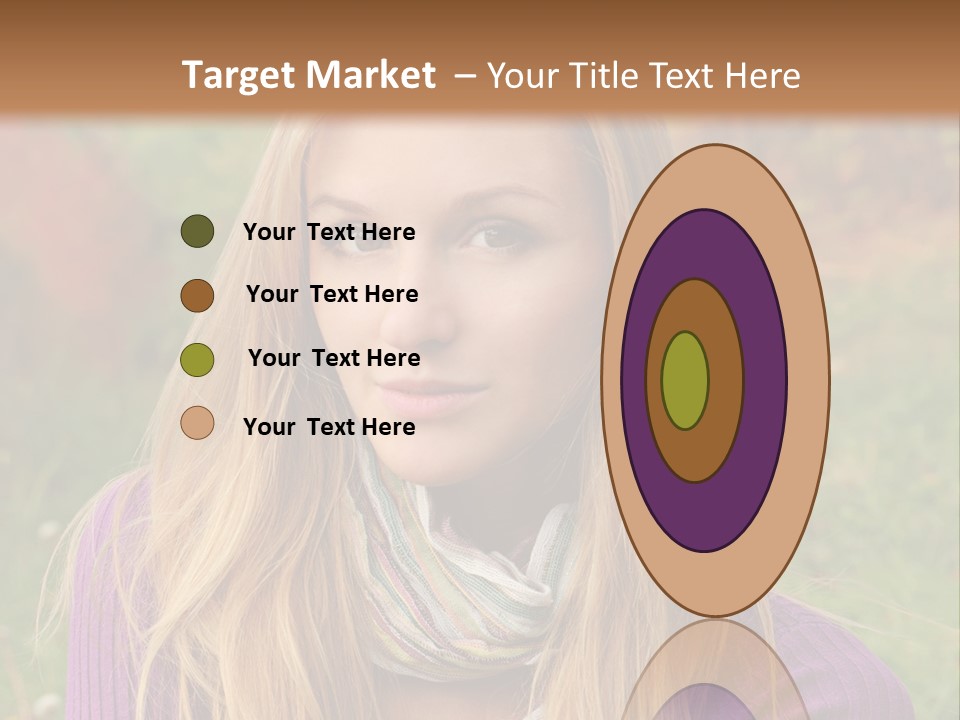 People Season Caucasian PowerPoint Template