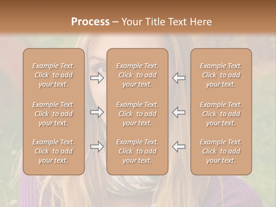 People Season Caucasian PowerPoint Template