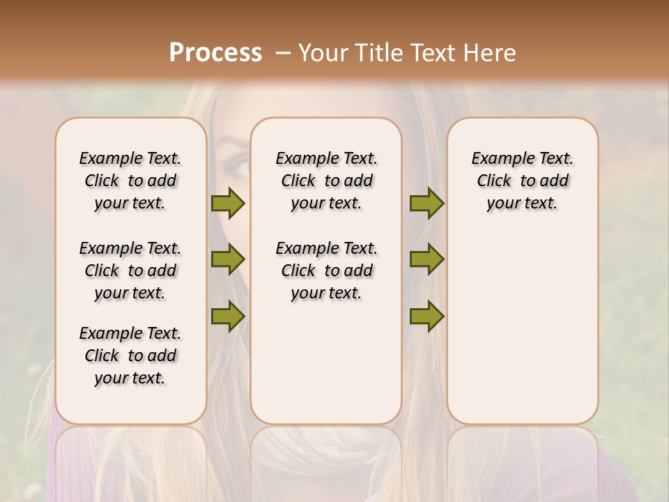 People Season Caucasian PowerPoint Template