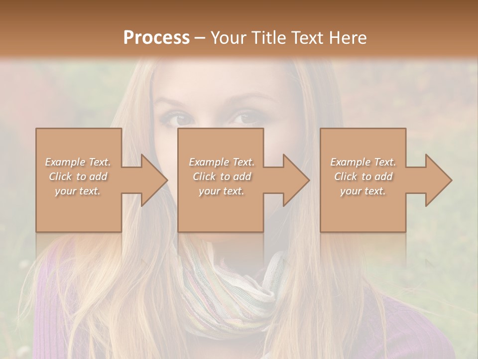 People Season Caucasian PowerPoint Template