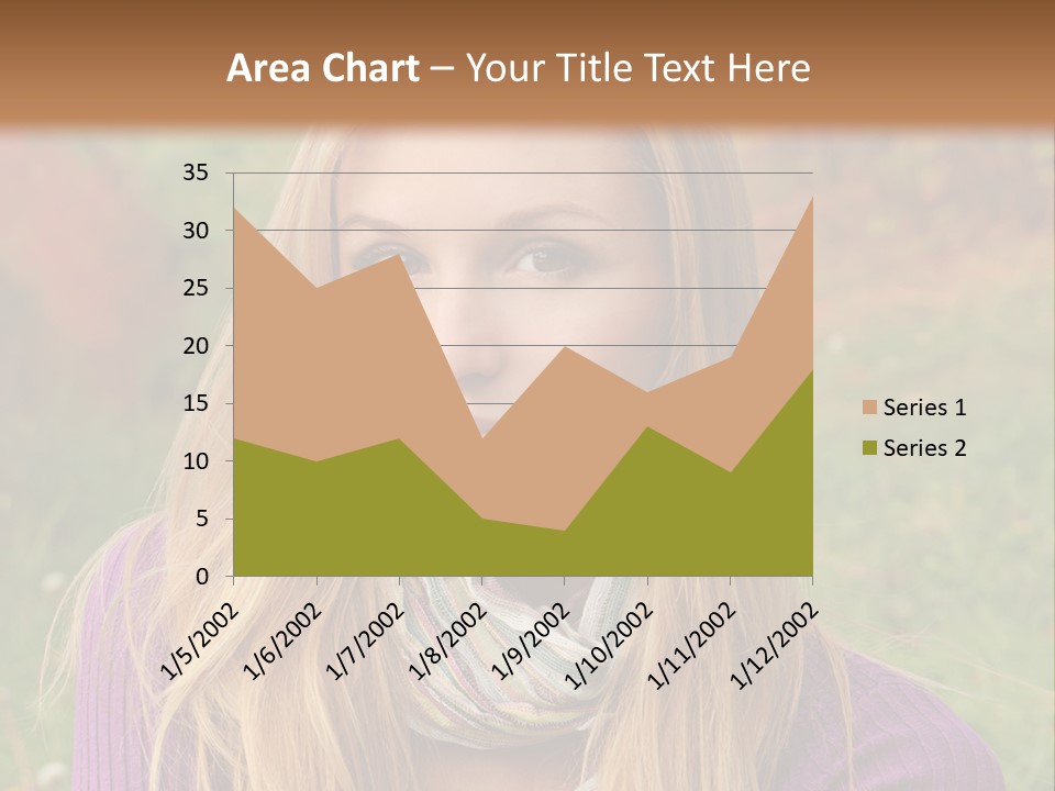 People Season Caucasian PowerPoint Template
