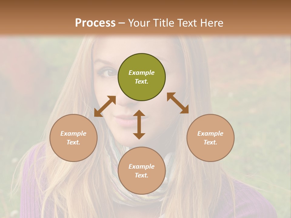 People Season Caucasian PowerPoint Template