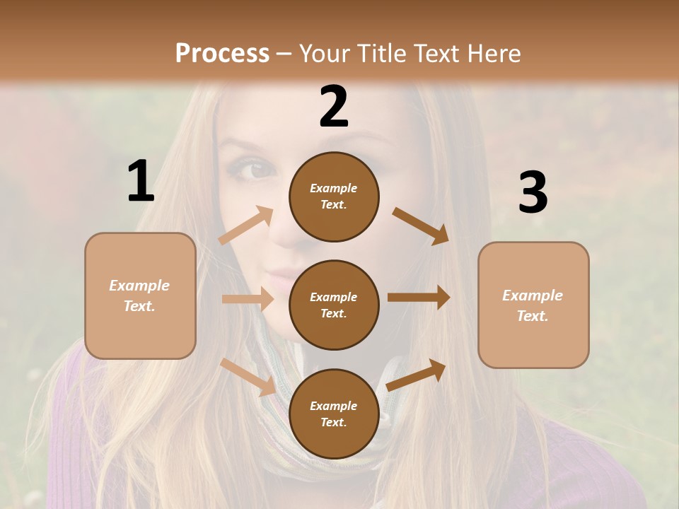 People Season Caucasian PowerPoint Template