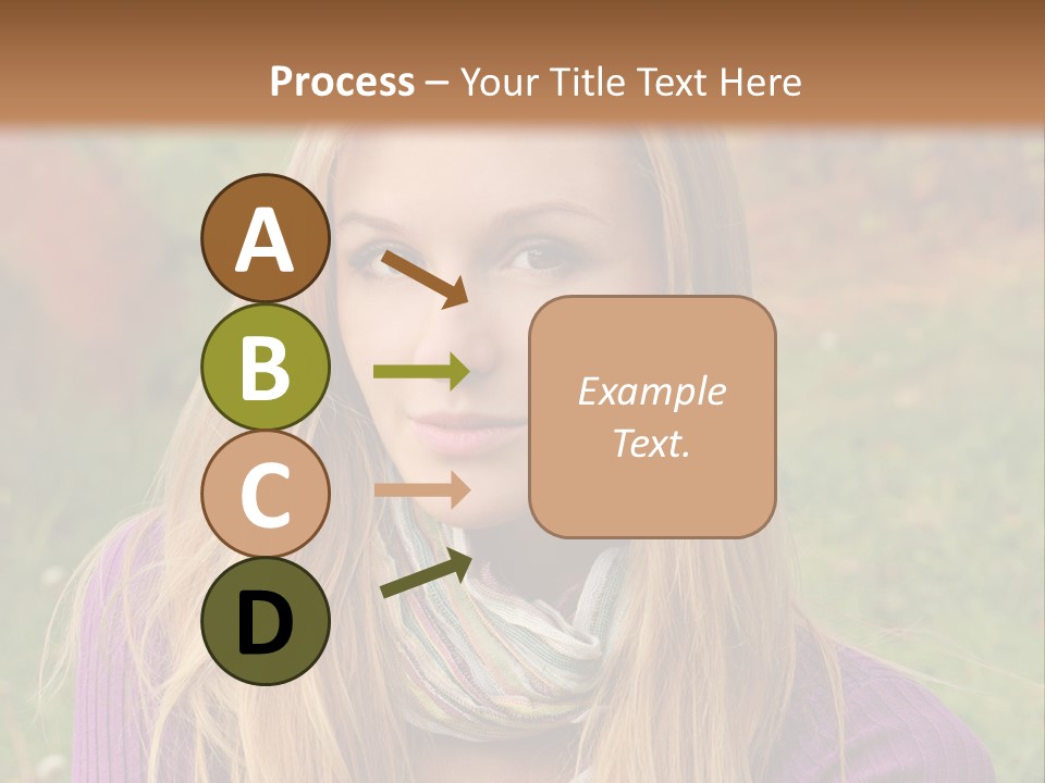 People Season Caucasian PowerPoint Template