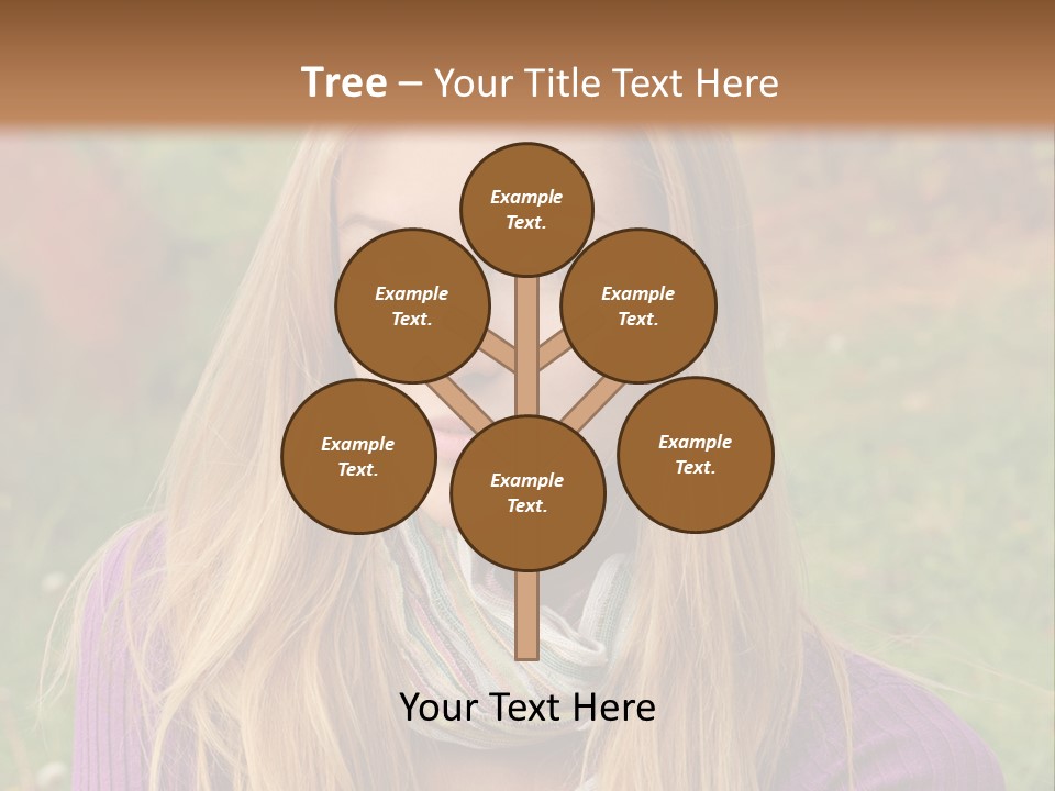 People Season Caucasian PowerPoint Template