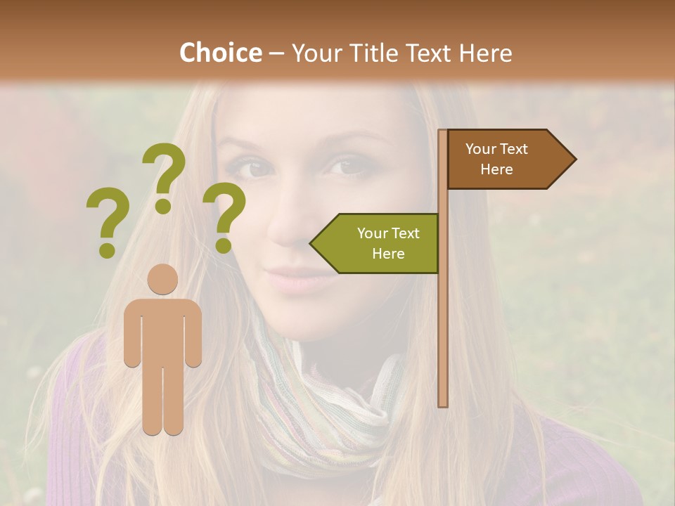 People Season Caucasian PowerPoint Template