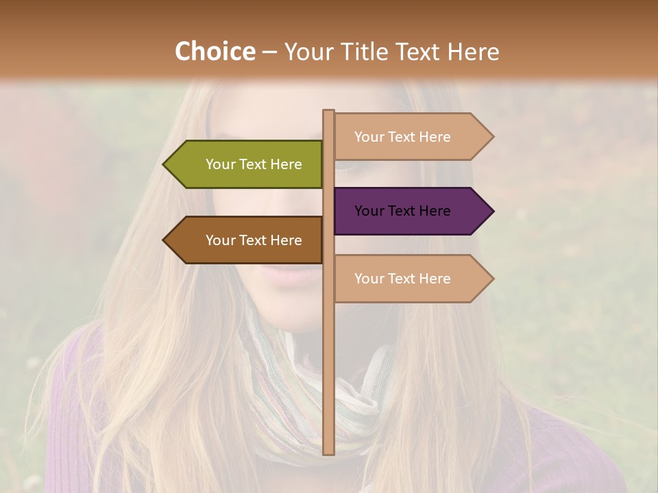 People Season Caucasian PowerPoint Template