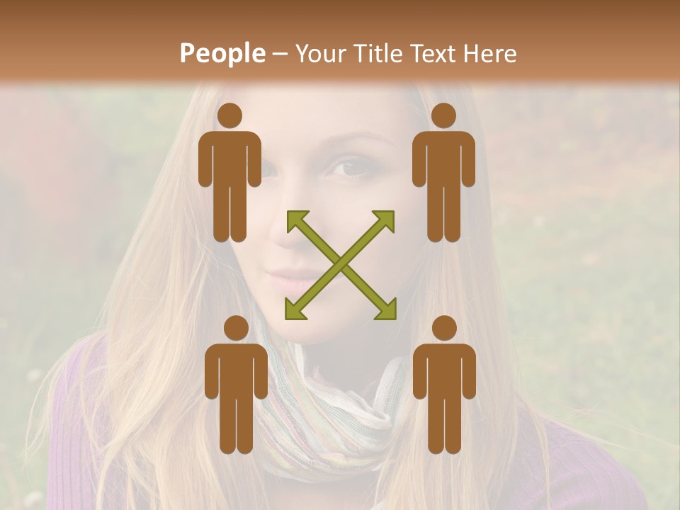 People Season Caucasian PowerPoint Template