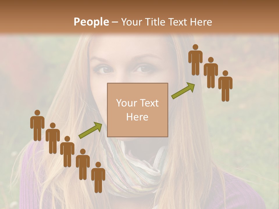 People Season Caucasian PowerPoint Template