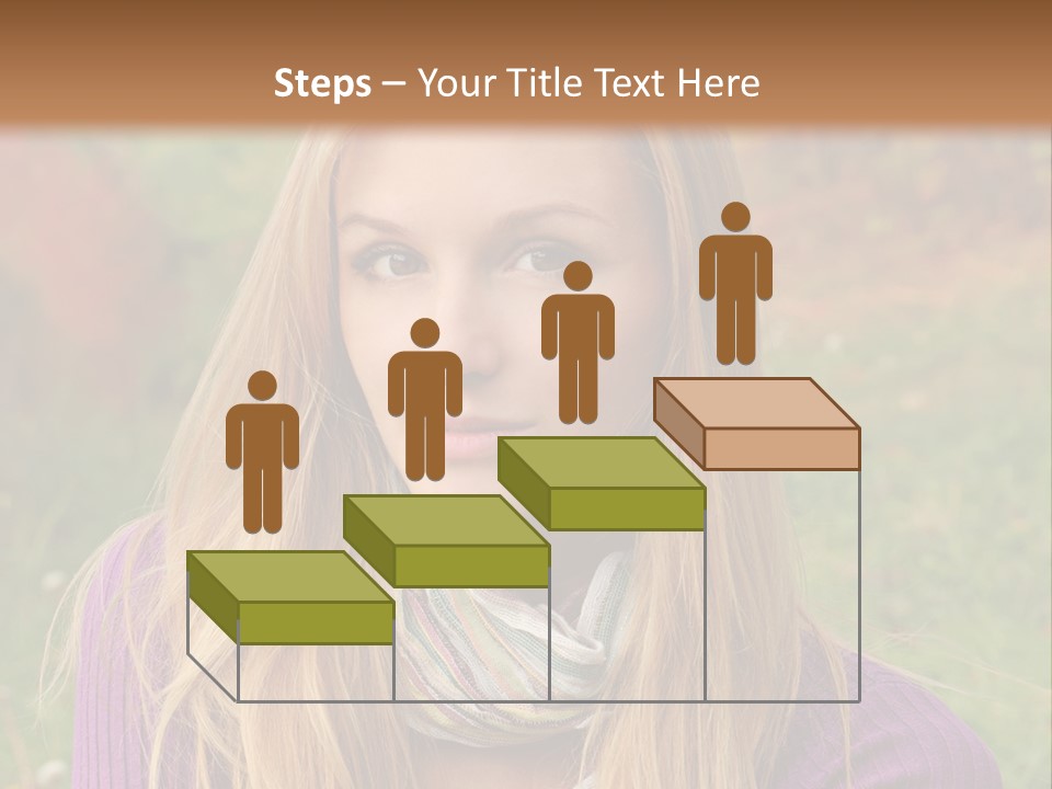 People Season Caucasian PowerPoint Template