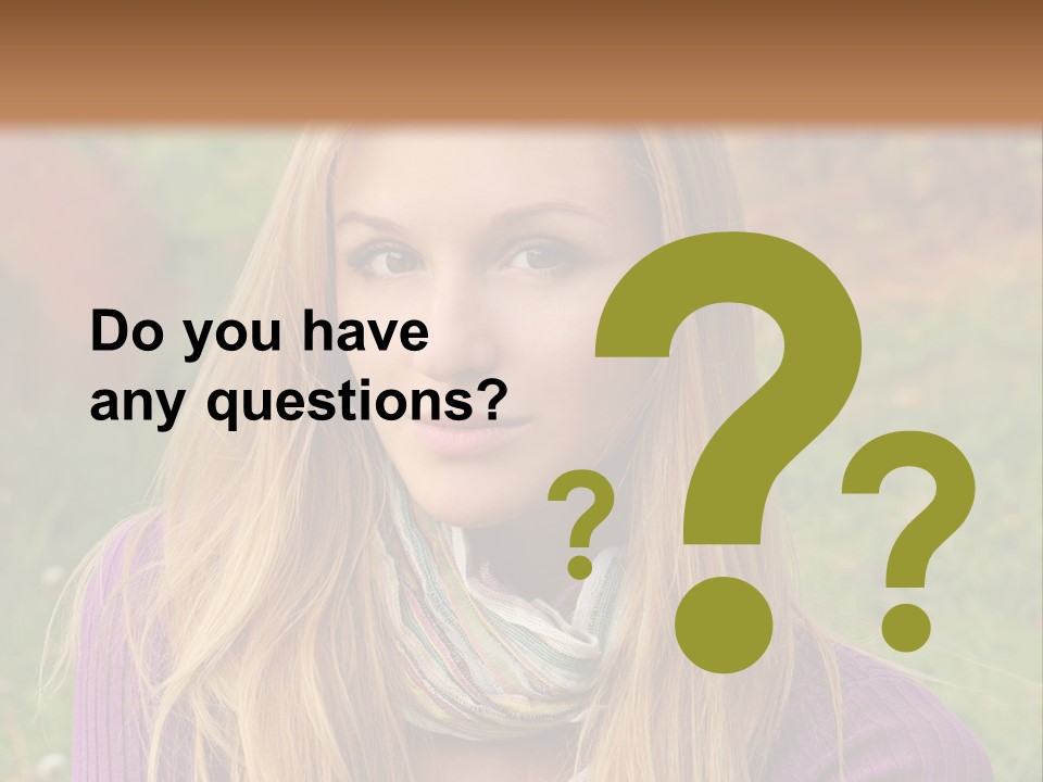 People Season Caucasian PowerPoint Template