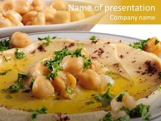 Middle Eastern Tahine Turkish PowerPoint Template
