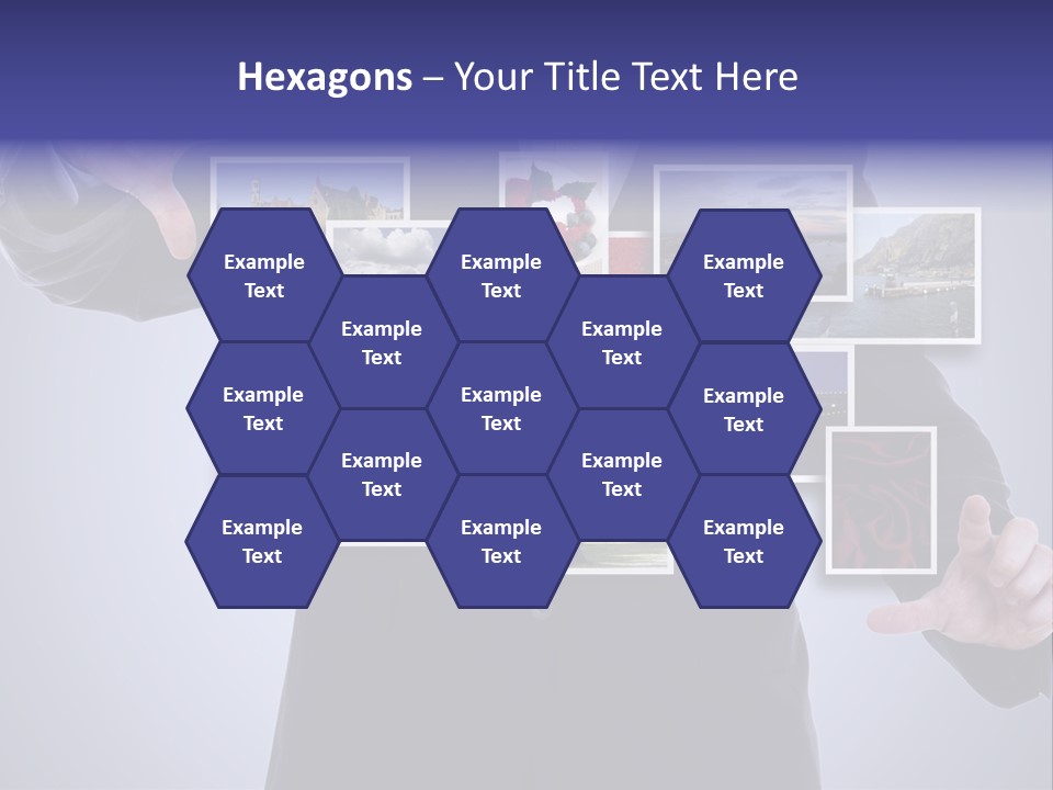 Concept Tablet Hand PowerPoint Template