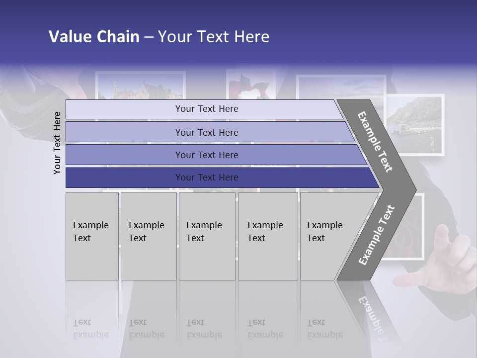 Concept Tablet Hand PowerPoint Template