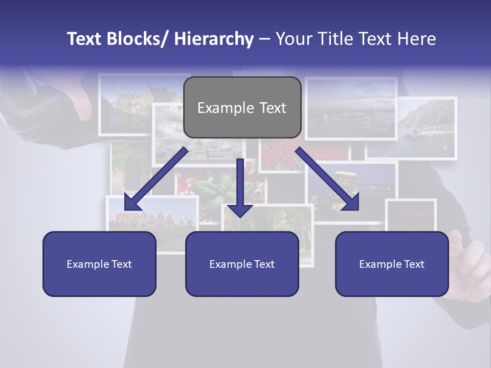 Concept Tablet Hand PowerPoint Template