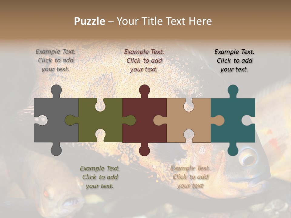 Ocean Unicorn Aquarium PowerPoint Template